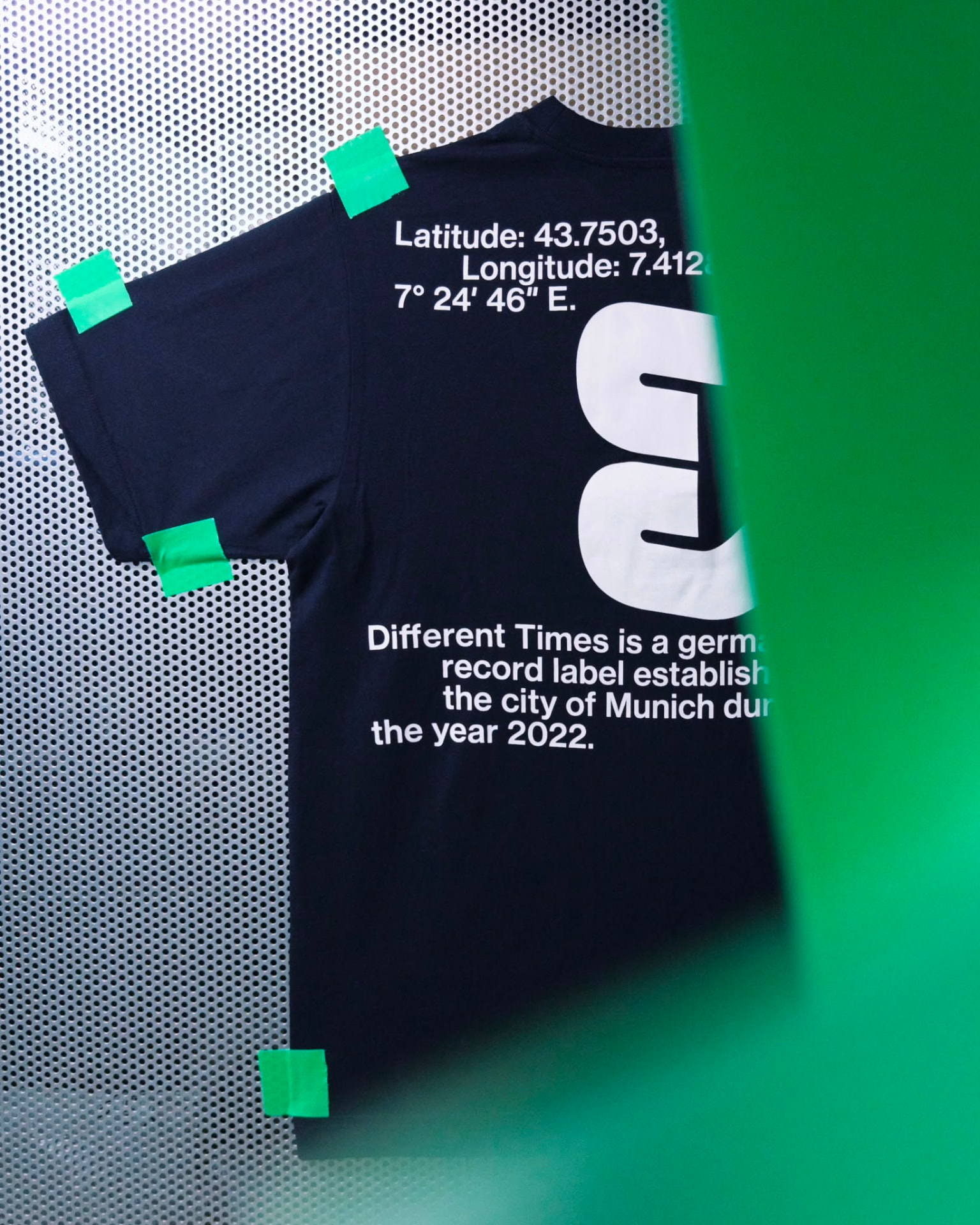 Different Times Printed Tee Detail